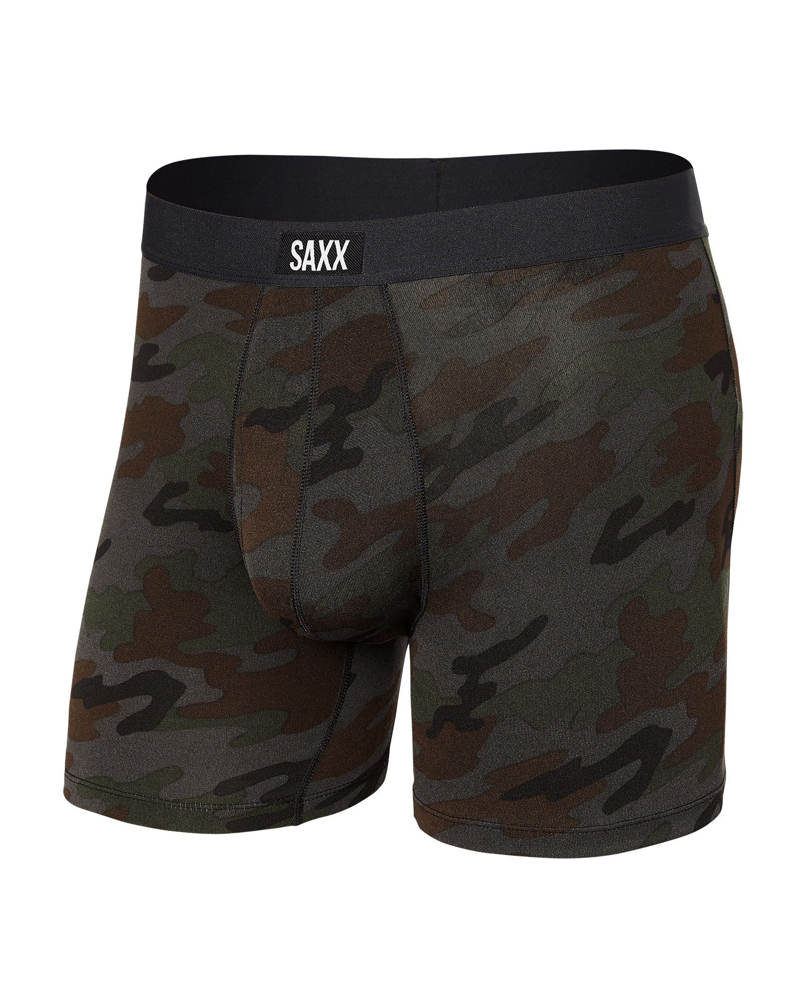 Saxx Comfort Stretch Daytripper 1 Pack Boxer Briefs, Black OPS Camo