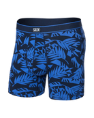 Saxx Comfort Stretch Daytripper 1 Pack Boxer Briefs, Palm Frond-Maritime