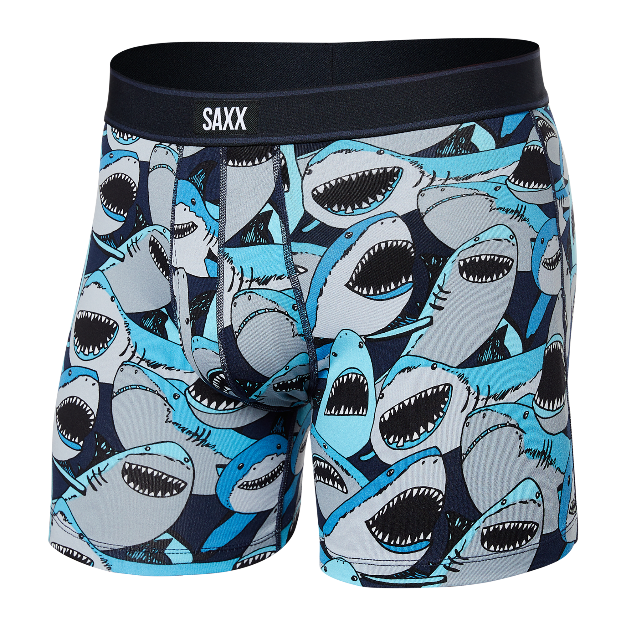 ZZXXB Diving Shark Surf Mens Boxer Briefs Breathable Underwear Fly Front  With Pouch Small Blue at  Men's Clothing store