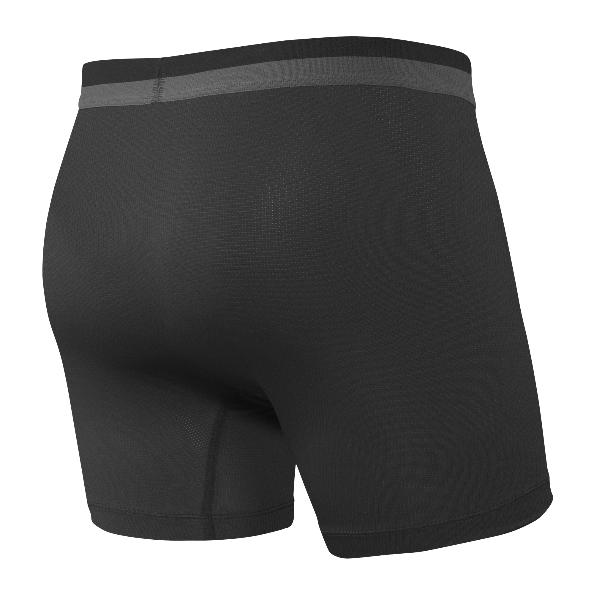 Saxx Underwear Sports Mesh 1 Pack Boxer Briefs - Black