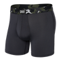Saxx Underwear Sports Mesh 1 Pack Boxer Briefs -  Faded Black Camo
