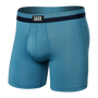 Saxx Underwear Sports Mesh 1 Pack Boxer Briefs - Hydro Blue