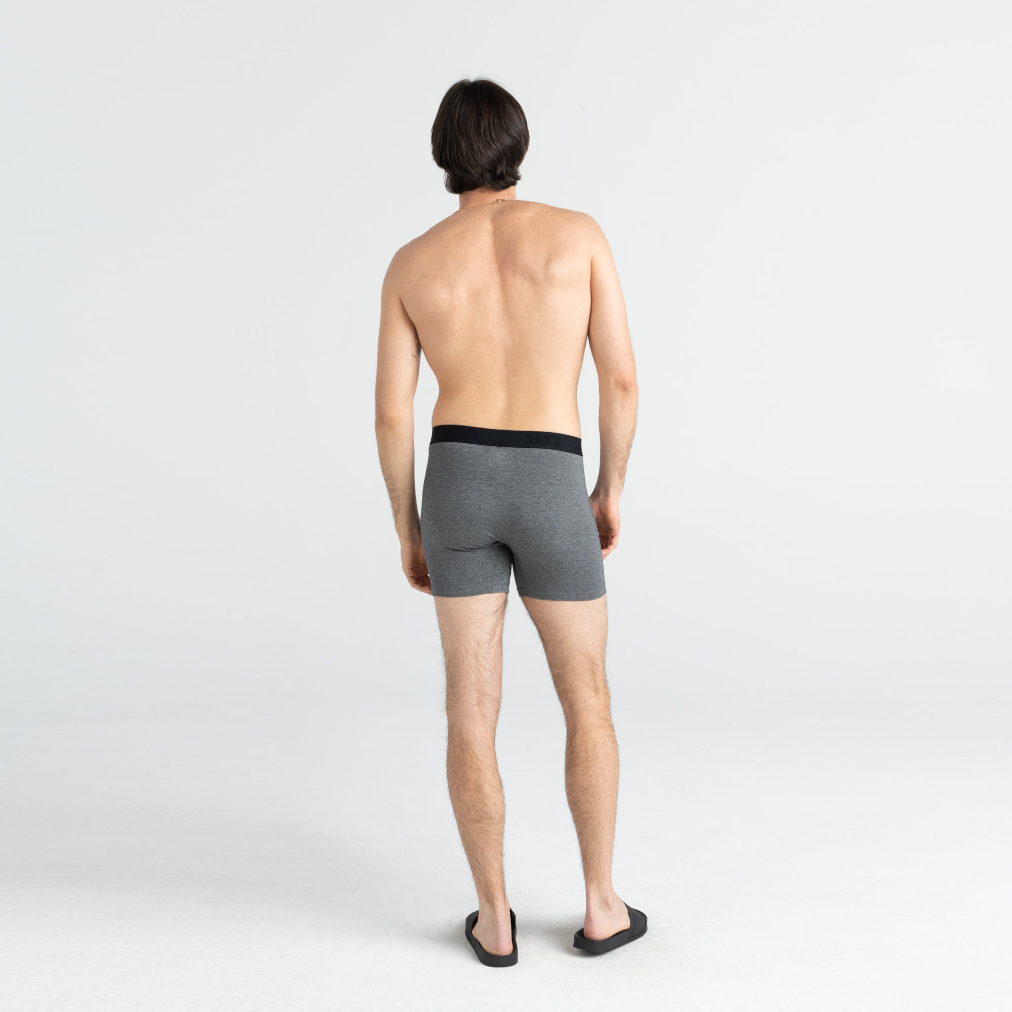 Saxx Ultra Super Soft Boxer Briefs 1 Pack – Salt & Pepper | EcoVero™