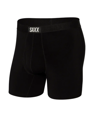 Saxx Ultra Super Soft Boxer Briefs 1 Pack – Black | Moisture-Wicking Men’s Underwear