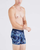 Saxx Underwear DropTemp® 2-Pack Cooling Cotton Boxer Brief 5" - Daybreak Camo/Black