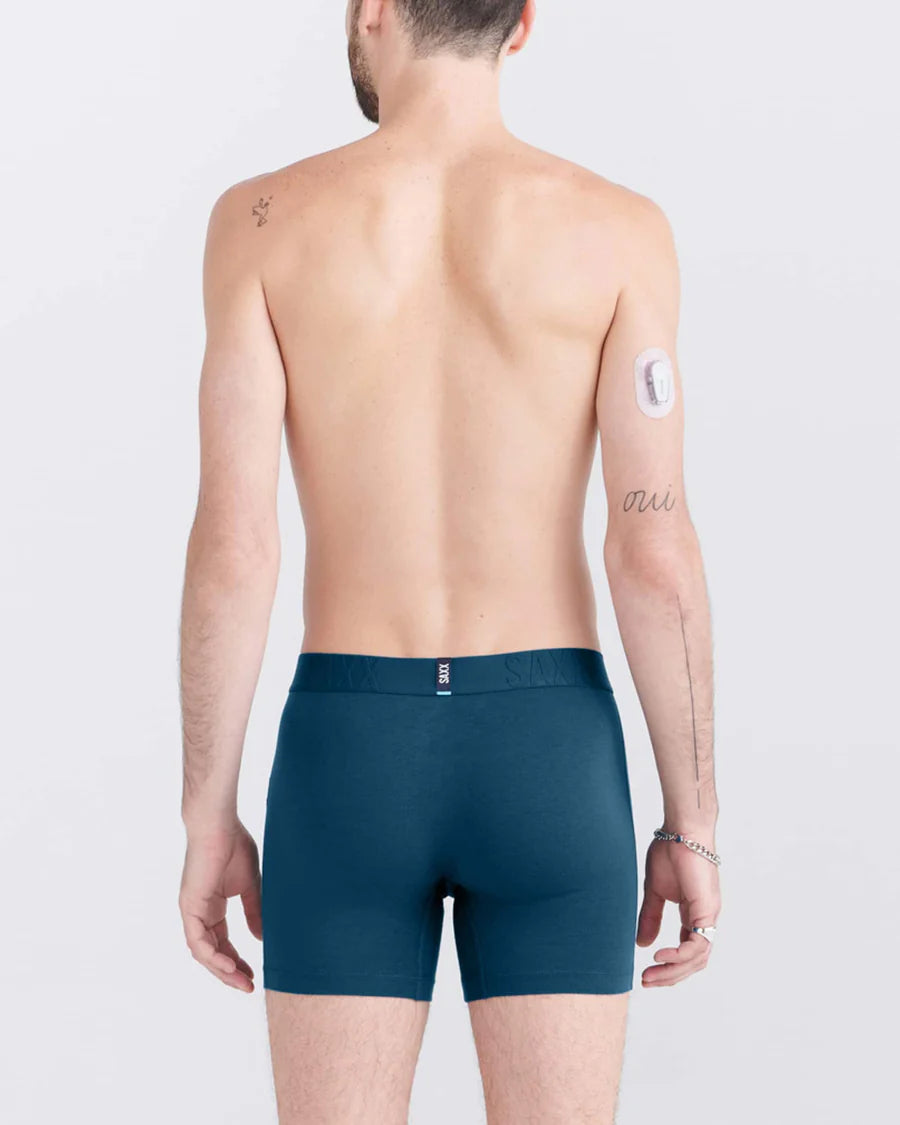 Saxx DropTemp® Cooling Cotton Boxer Brief 5" - Deep Ocean