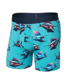 Saxx DropTemp® Cooling Cotton Boxer Brief 5" - Great Catch-Baltic
