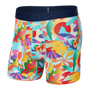 Saxx Underwear DROPTEMP™ Cooling Cotton 1 Pack Boxer Briefs - Slushie Tropics