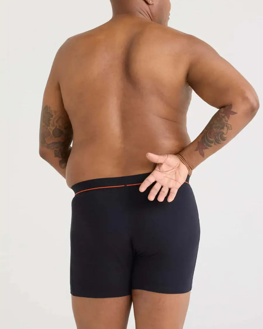 Saxx Non Stop Stretch Cotton 3 Pack Boxer Briefs - Black
