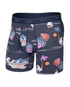 Saxx Underwear Quest Quick Dry Mesh Boxer Brief Fly - Sunny Adventure-Maritime