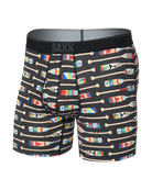 Saxx Underwear Quest Quick Dry Mesh Boxer Brief Fly - Oartiz-Black