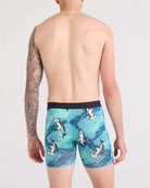 Saxx Multi-Sport Performance Mesh Boxer Brief 6" - Hammerhead Camo-Aqua