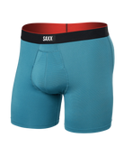 Saxx Multi-Sport Performance Mesh Boxer Brief 6" - Hydro Blue