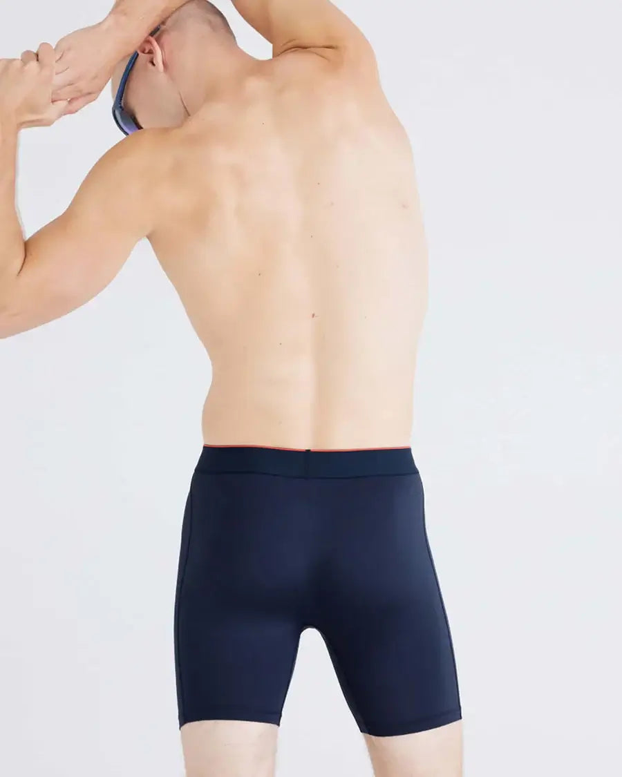Saxx Multi-Sport Performance Mesh Boxer Brief 6" - Navy