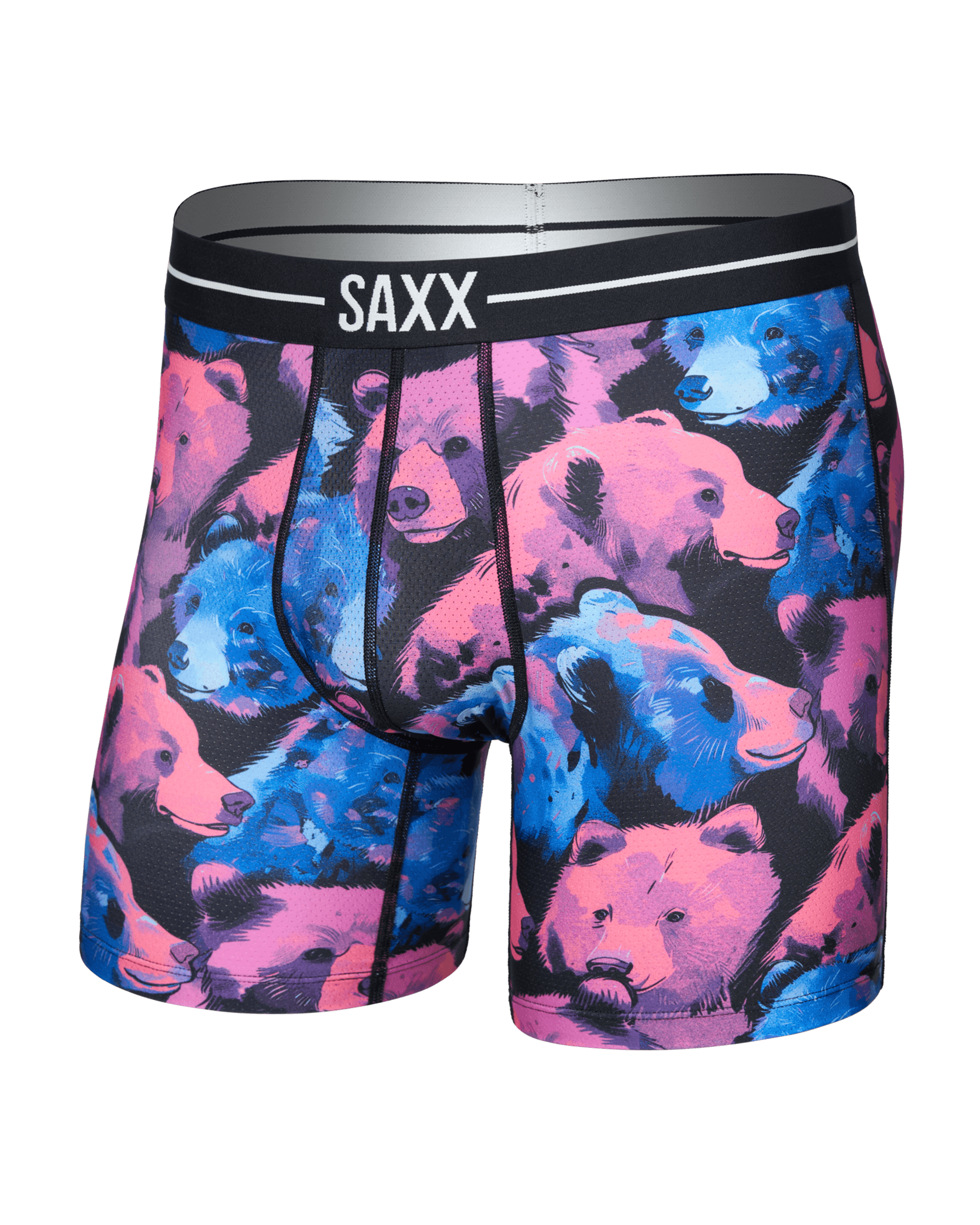 Saxx Underwear Volt Breathable Mesh Boxer Brief 6" - Beartastic-Multi