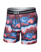 Saxx Underwear Volt Breathable Mesh Boxer Brief 6" - Canyon Daze - Red Clay