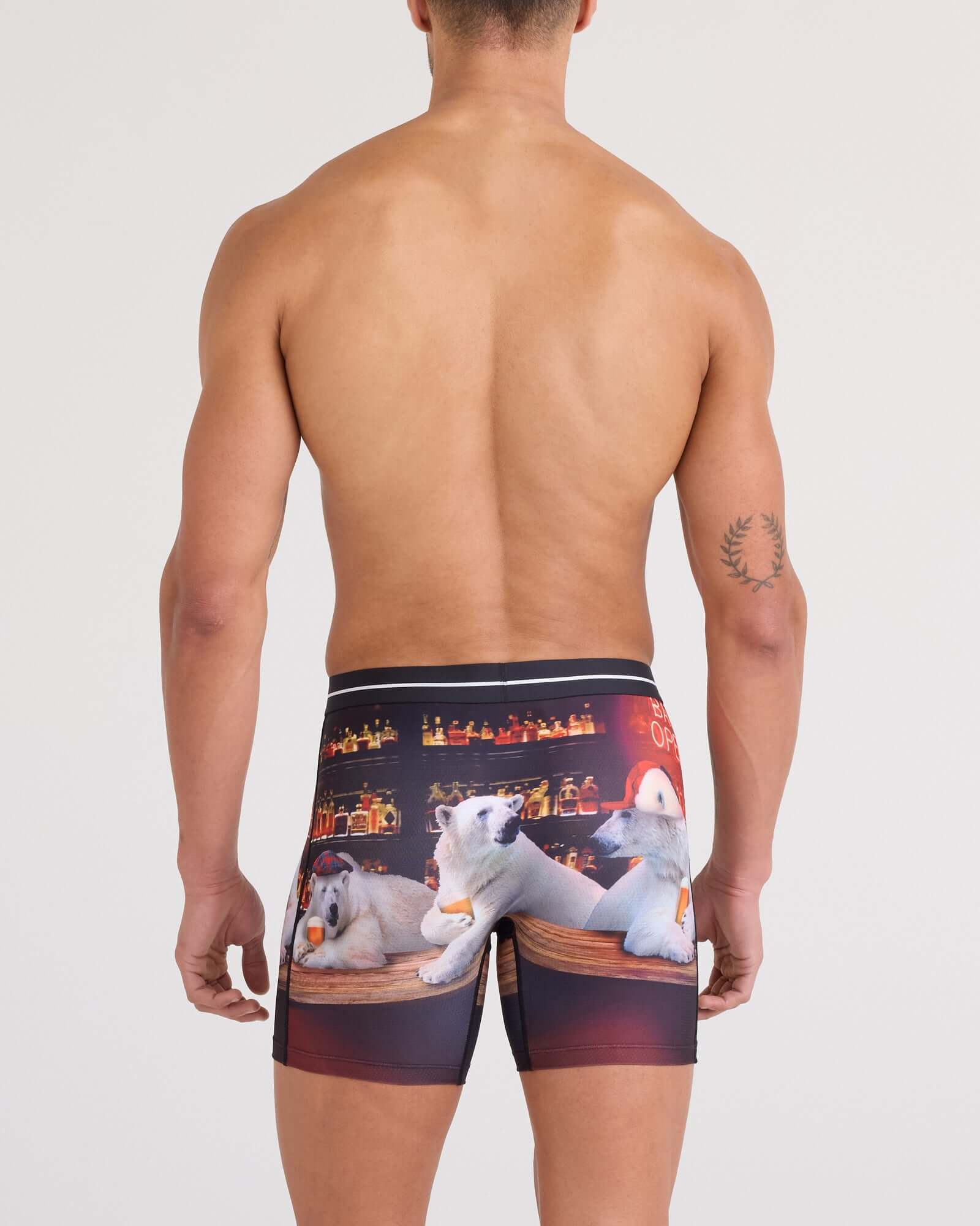 Saxx Underwear Volt Breathable Mesh Boxer Brief 6" - Da Bears-Multi