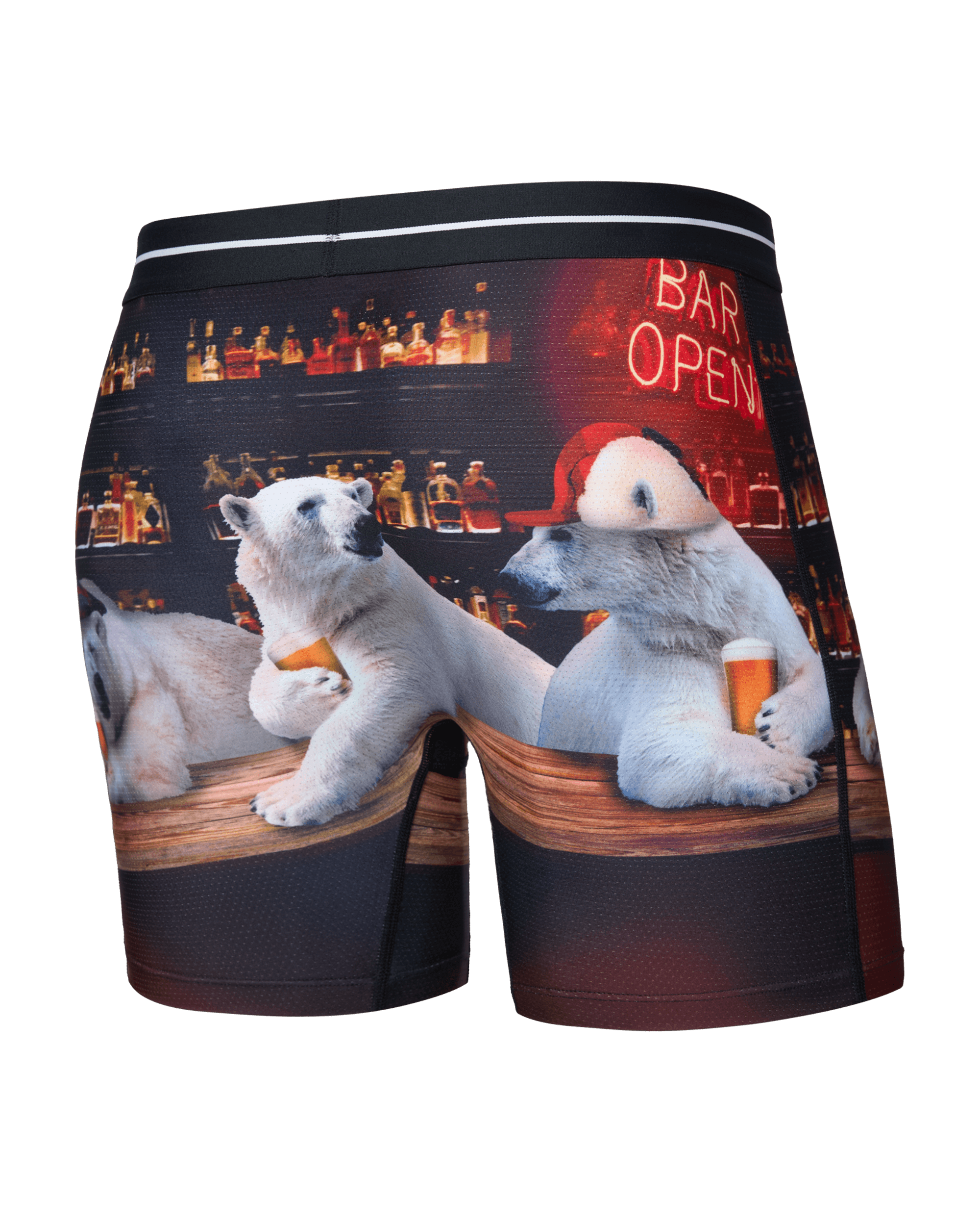 Saxx Underwear Volt Breathable Mesh Boxer Brief 6" - Da Bears-Multi