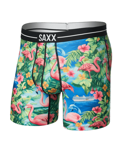 SAXX Volt Men’s Boxer Briefs – Lightweight Breathable Mesh, Bright & Bold Styles