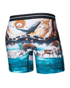 Saxx Underwear Volt Breathable Mesh Boxer Brief 6" - Great Migration, Multi