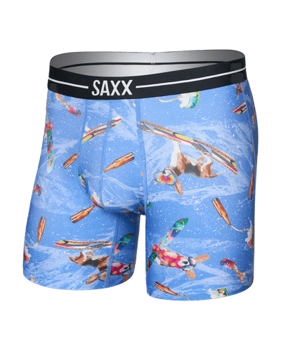 Saxx Underwear Volt Breathable Mesh Boxer Brief 6" -  Haute Doggers, Sail Blue