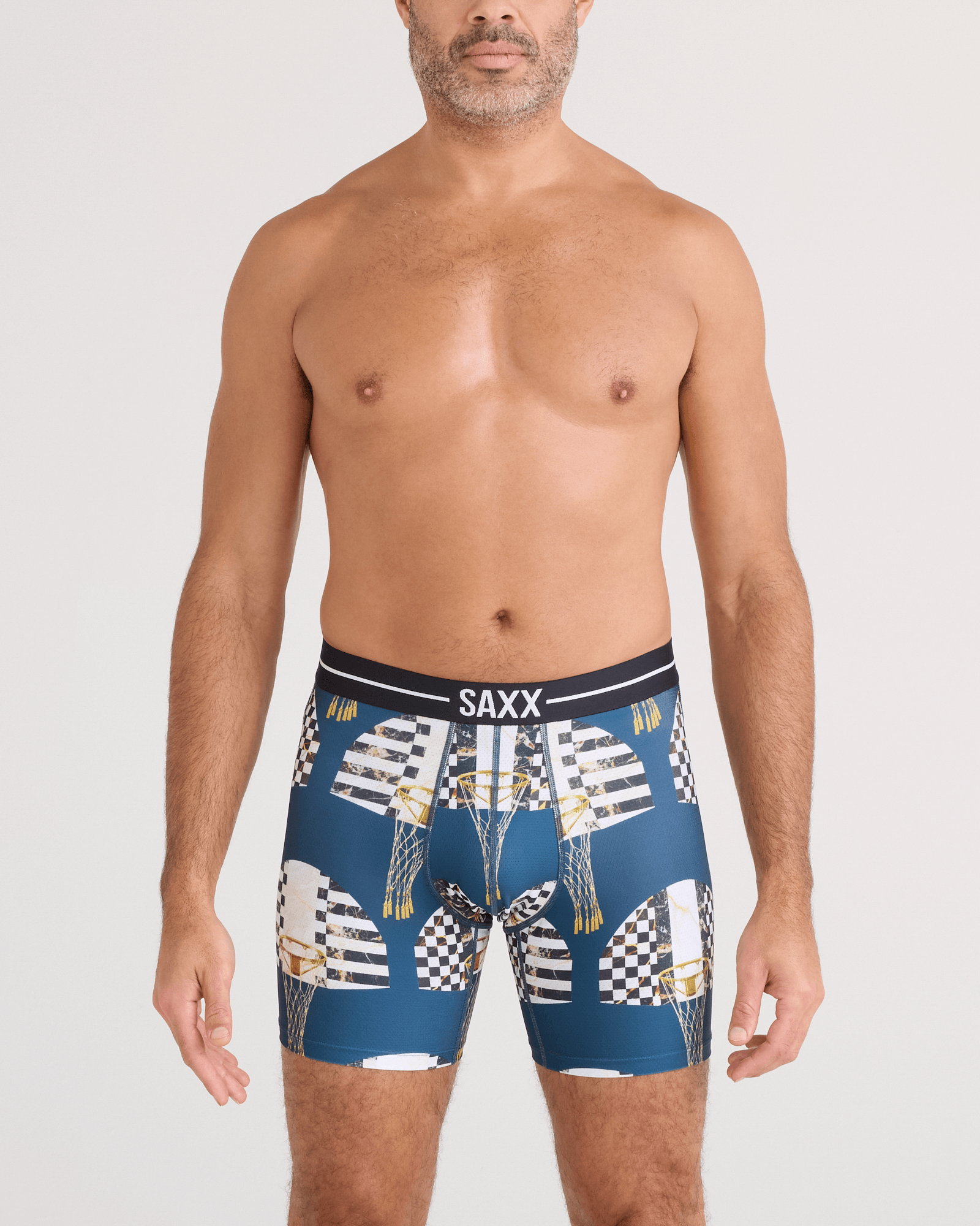 Saxx Underwear Volt Breathable Mesh Boxer Brief 6" - Off the Chain Rich Teal