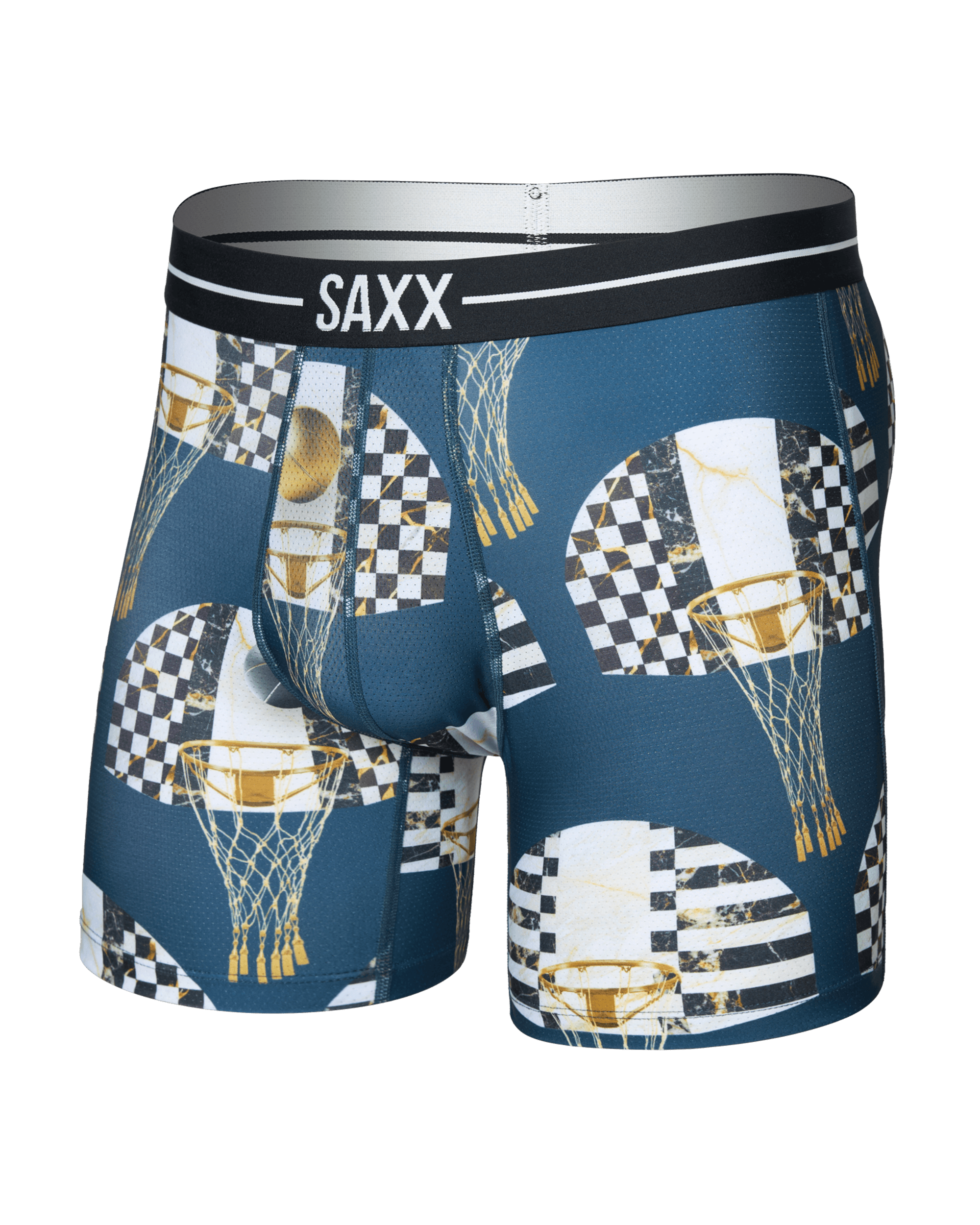 Saxx Underwear Volt Breathable Mesh Boxer Brief 6" - Off the Chain Rich Teal
