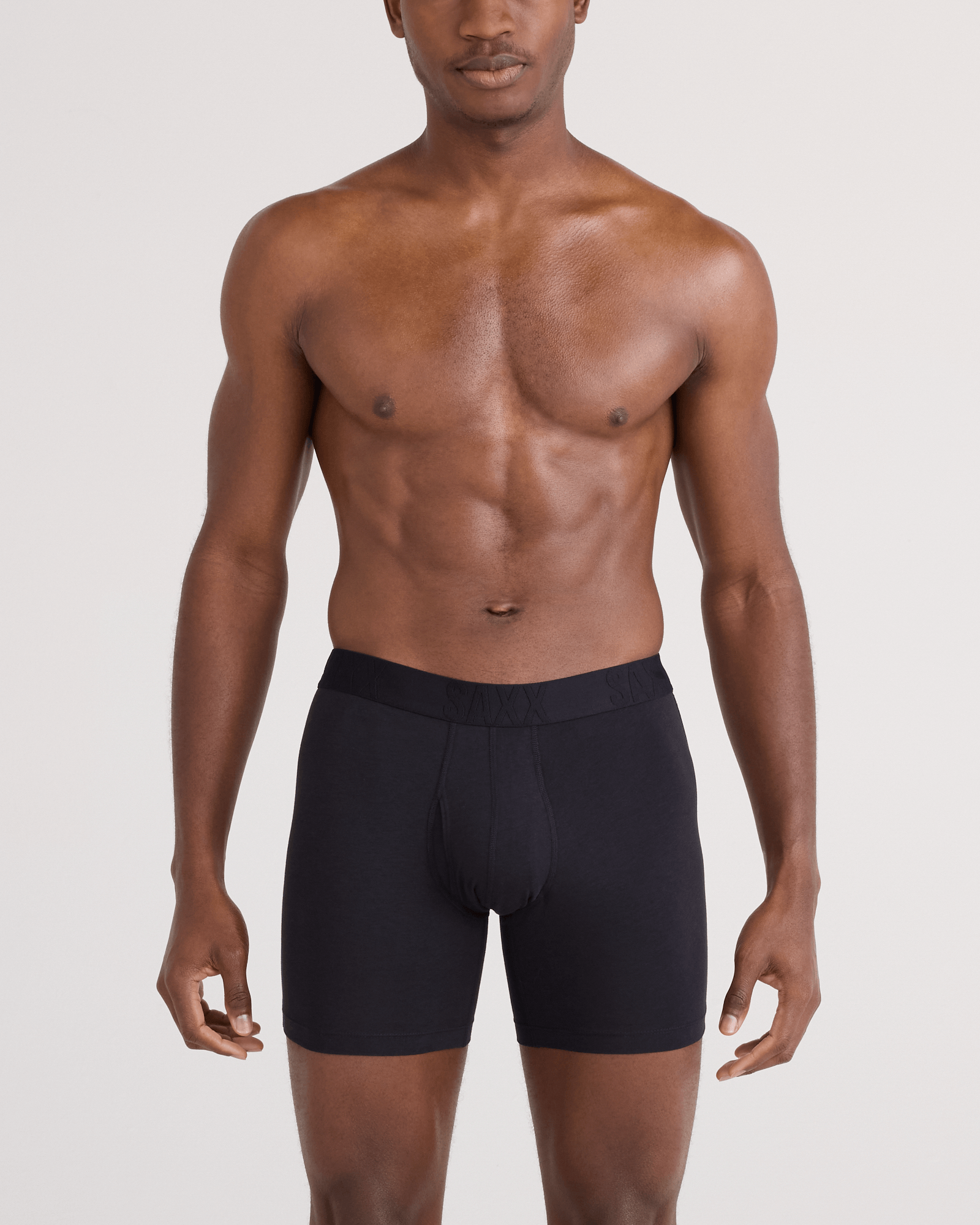 SAXX DropTemp™ Cooling Cotton Boxer Briefs 3-Pack – Grey/Dark Ink/Black
