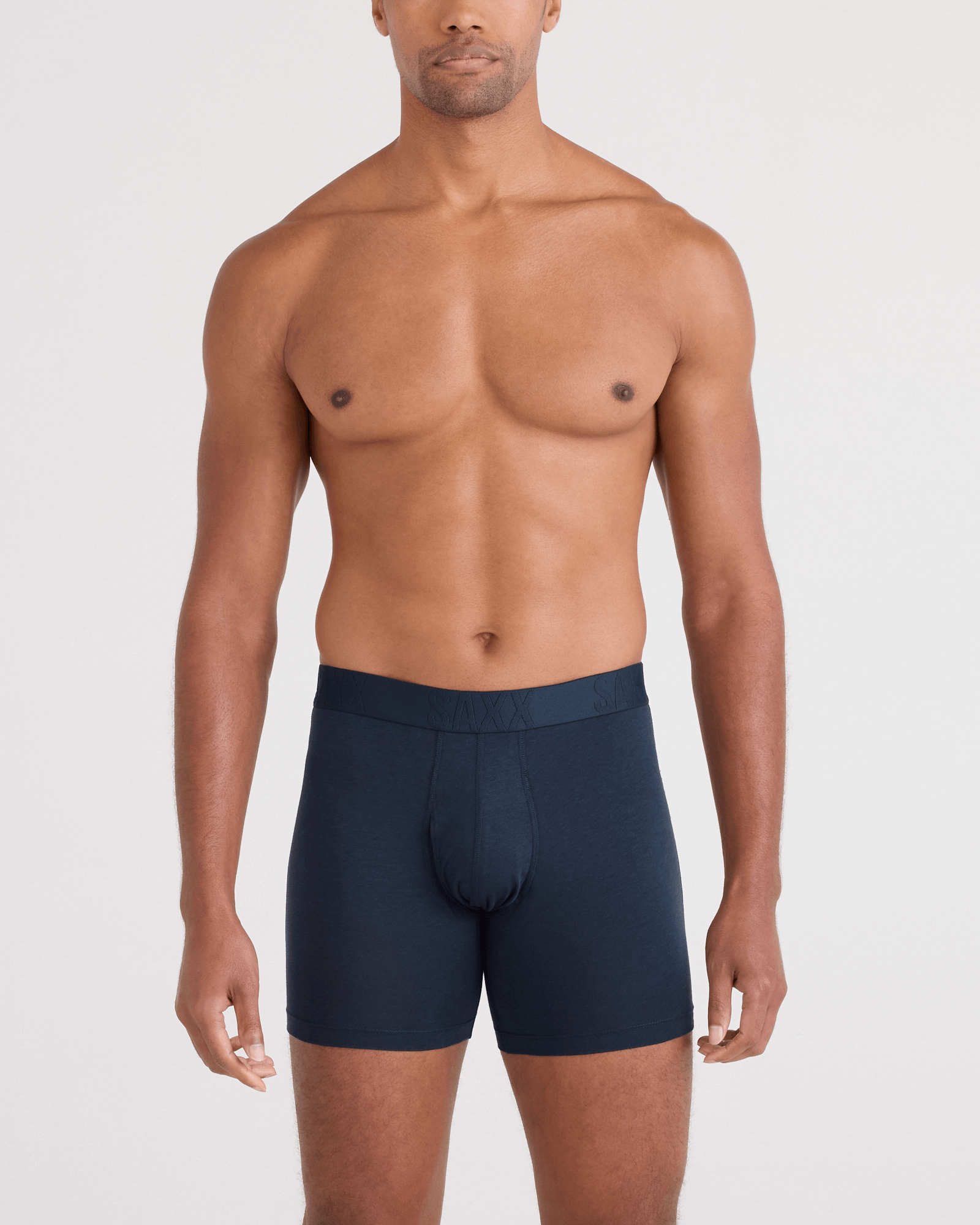 SAXX DropTemp™ Cooling Cotton Boxer Briefs 3-Pack – Grey/Dark Ink/Black