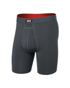 Saxx Multi-Sport Mesh Performance Long Boxer Brief 8" - Turbulence