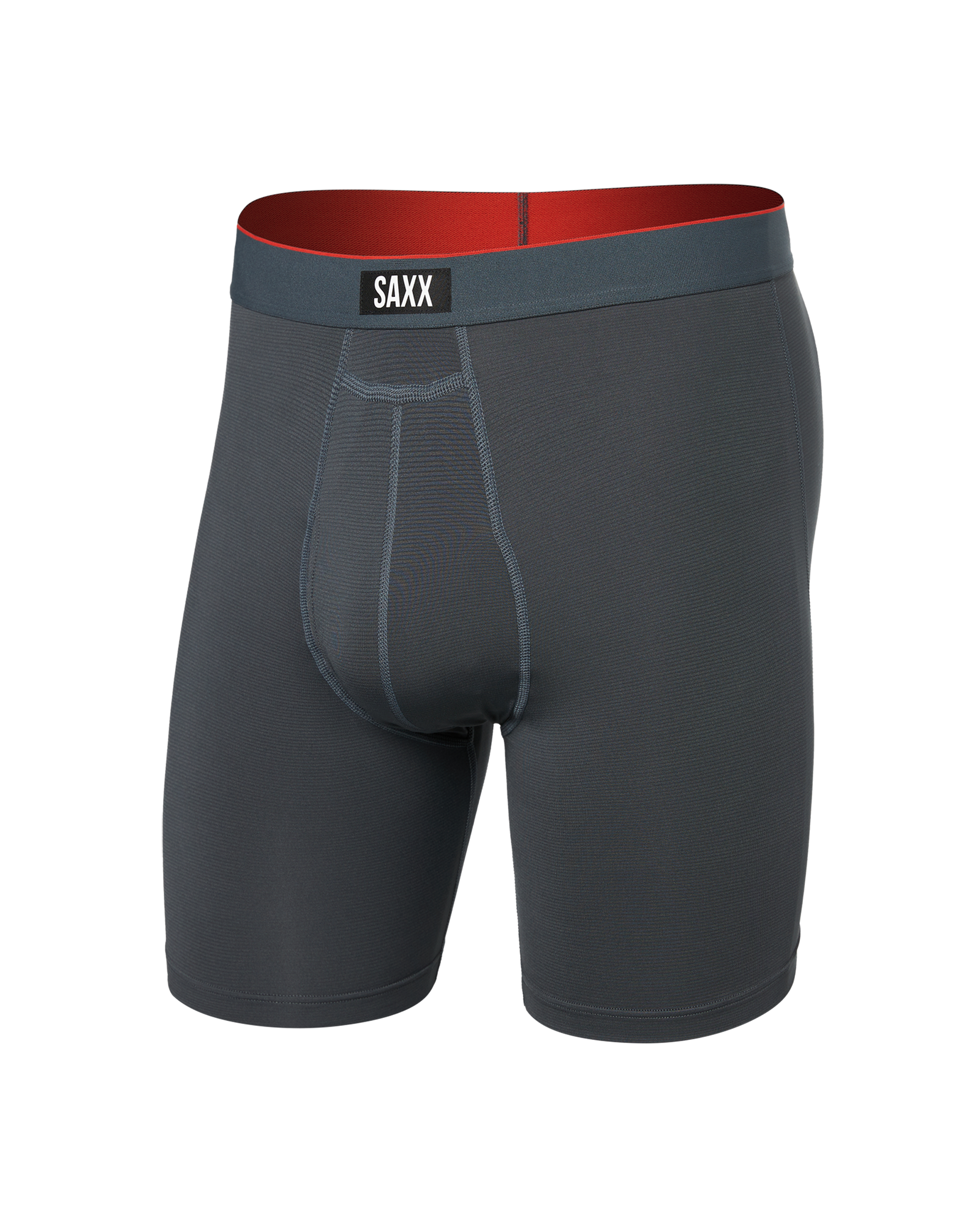 Saxx Multi-Sport Mesh Performance Long Boxer Brief 8" - Turbulence