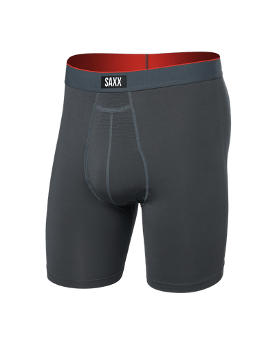 Saxx Multi-Sport Mesh Performance Long Boxer Brief 8" - Turbulence