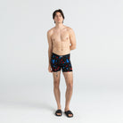 Saxx Underwear Vibe Supersoft 1 Pack Boxer Briefs - Black Beer Champs