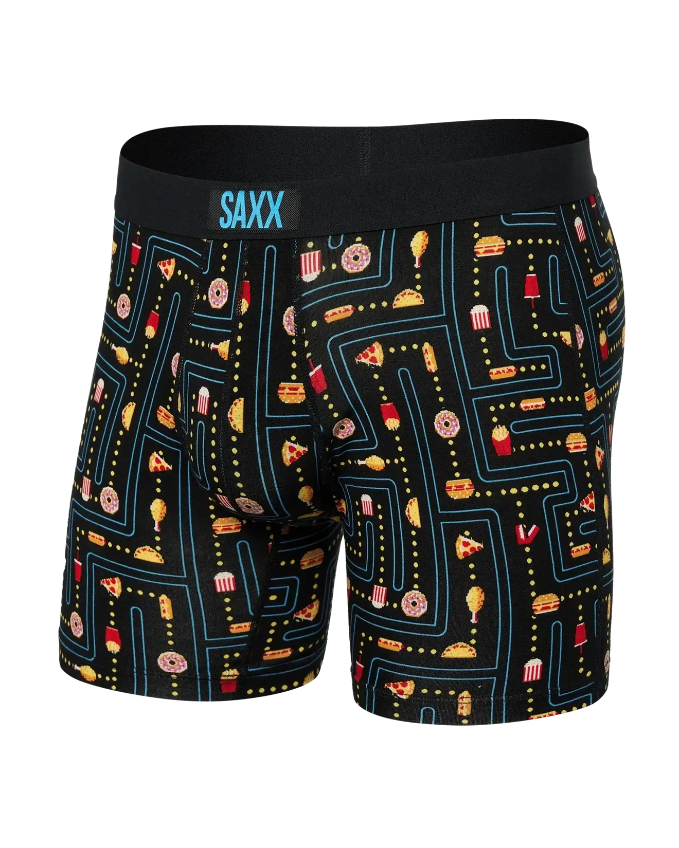 Saxx Vibe Supersoft 1 Pack Boxer Briefs - Junk Man, Black