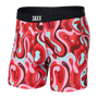Saxx Underwear Vibe Supersoft 1 Pack Boxer Briefs - Lava Lamp Flamingo