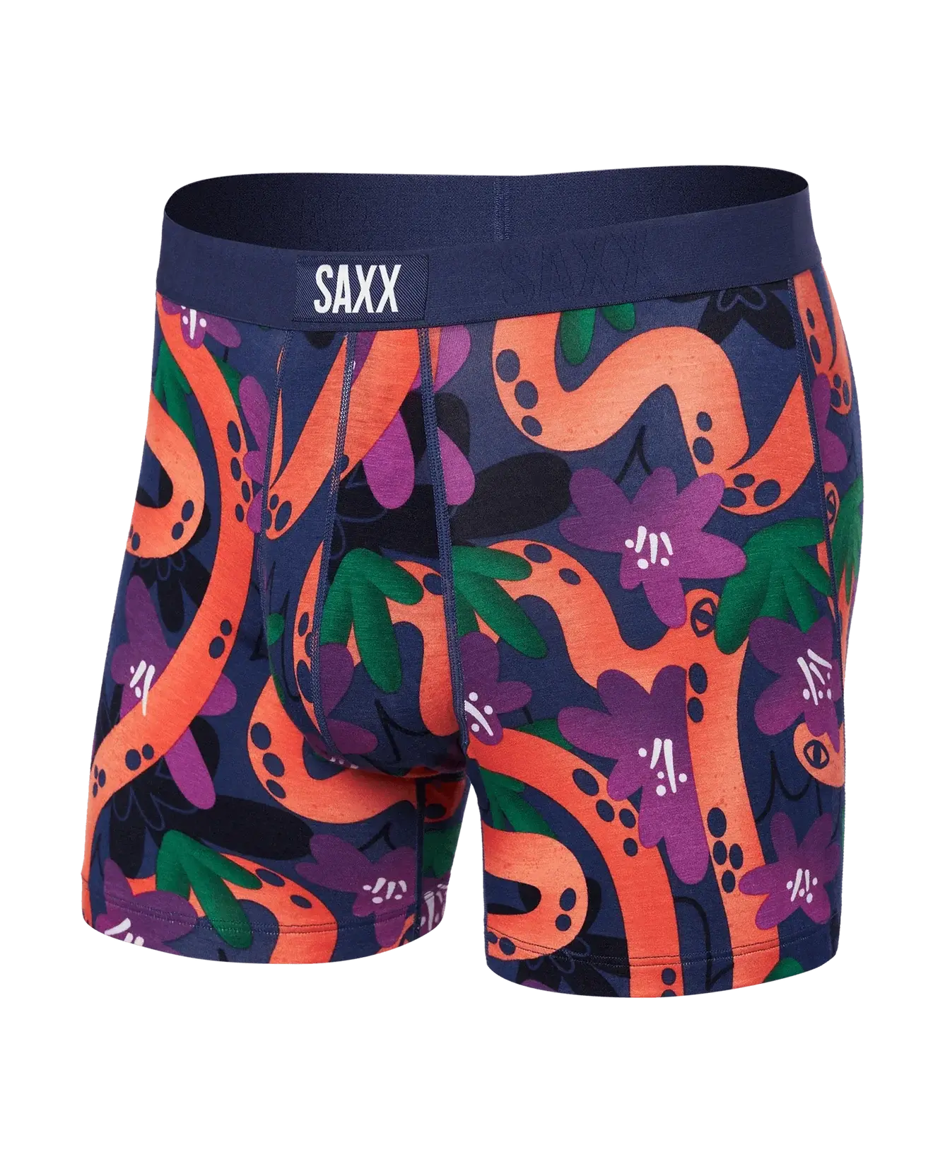 Saxx Vibe Supersoft 1 Pack Boxer Briefs - Year Of The Snake-Blue