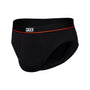 Saxx Underwear Non Stop Stretch Cotton 1 Pack Briefs - Black