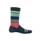Saxx Whole Pakage 1 Pack Crew Socks - Super Stripes Bright