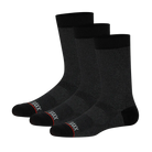Saxx Whole Package Crew 3 Pack Socks - Black Heather