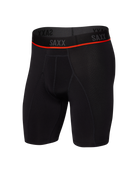 Saxx Underwear Kinetic Light-Compression Mesh Long Leg Boxer Briefs - 8"