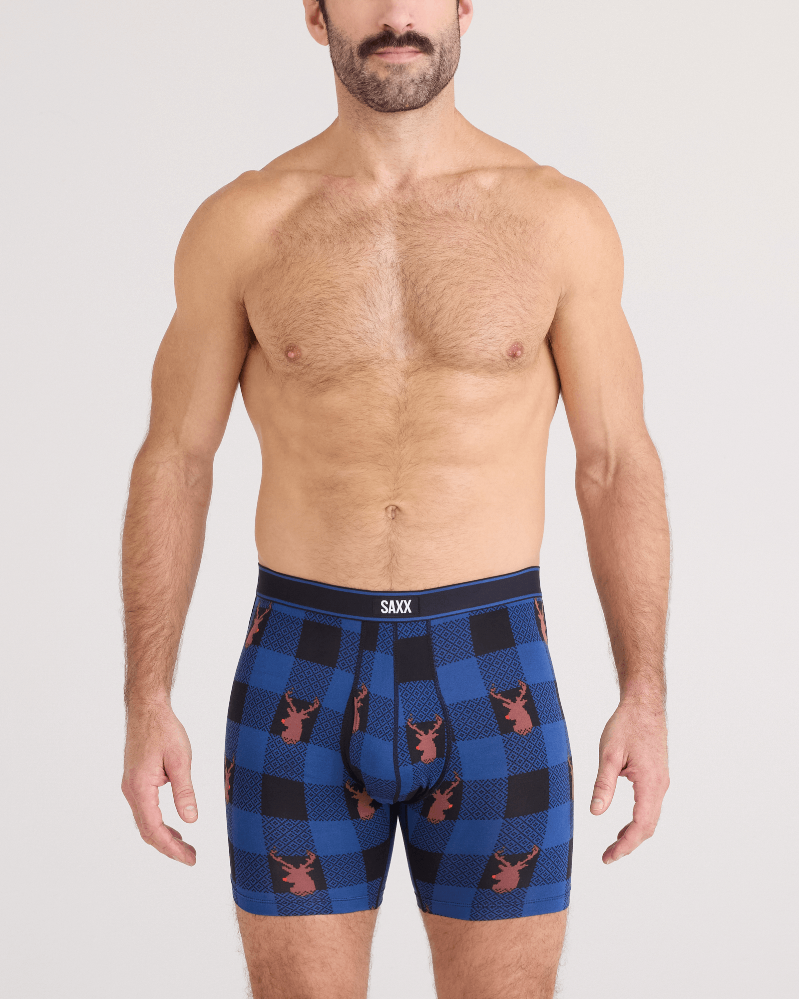 SAXX Daytripper Comfort Stretch 2 Pack Boxer Brief 6" – Nose So Brite / Black