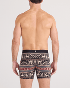 SAXX DropTemp™ Cooling Cotton Boxer Briefs 2 Pack, Caribou / Black