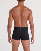 SAXX DropTemp® Cooling Cotton Trunks – Slim Fit with Fly – Dark Ink / Black