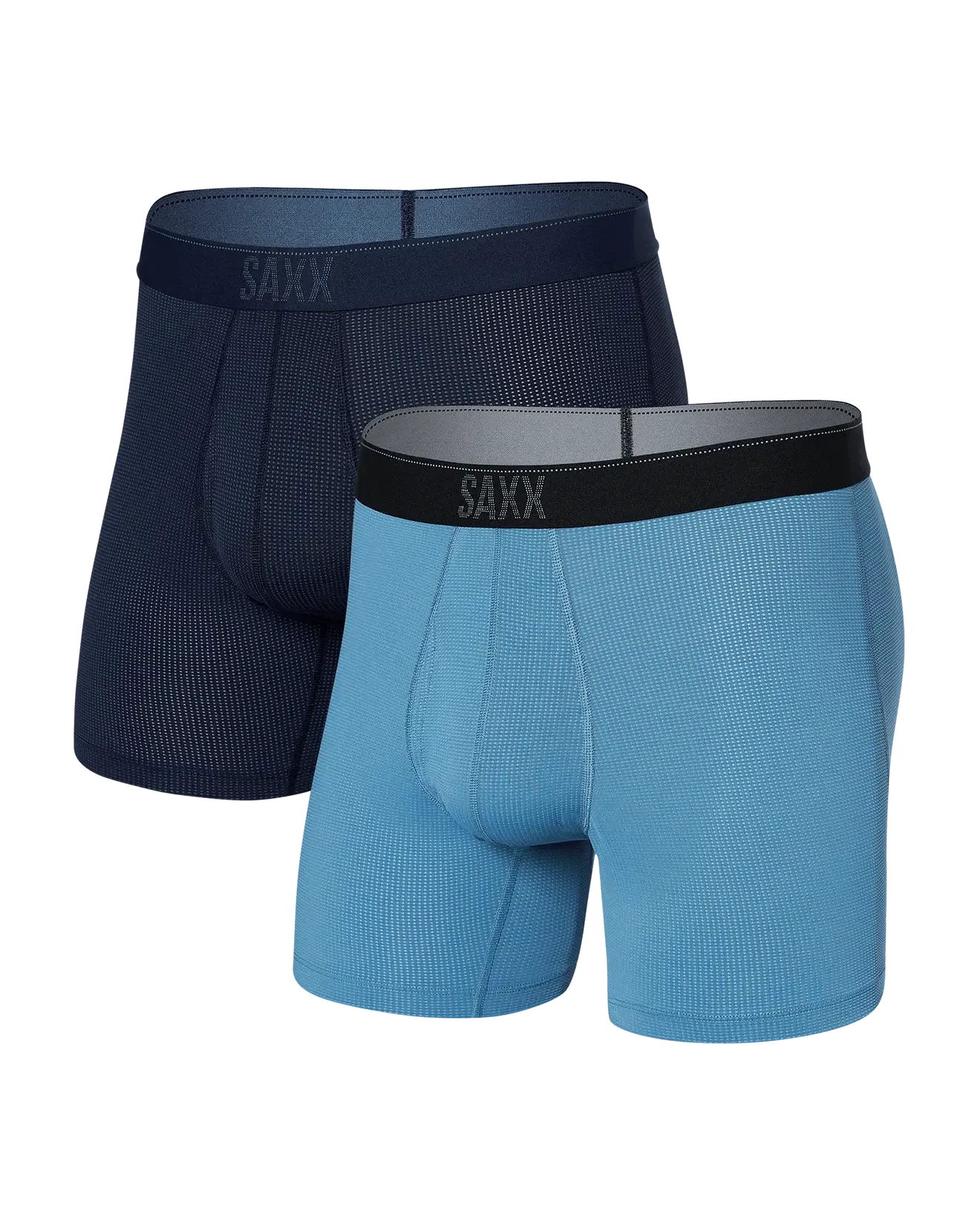 Saxx Quest QDM Boxer Brief Fly 2 Pack - Maritime / Slate