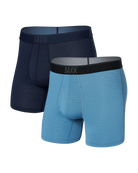 Saxx Quest QDM Boxer Brief Fly 2 Pack - Maritime / Slate