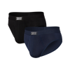 Saxx Ultra Super Soft 2 Pack Briefs - Black / Navy