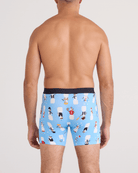 Saxx Vibe Xtra (2 Pack) Soft Comfort Boxer Brief 6" – Frosty the Gamer / Black