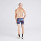 Saxx Underwear Vibe Xtra (2 Pack) Soft Comfort Boxer Brief 6" - Rough Terrain / Black
