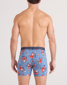 SAXX Daytripper 3 Pack Boxer Briefs – Holiday Edition Santathalon / Stripe / Navy