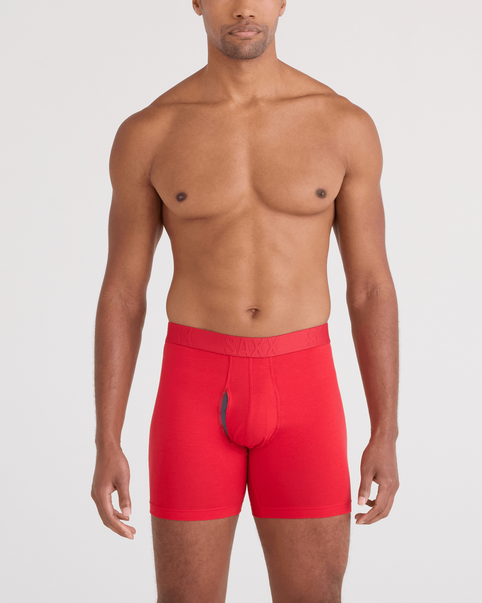 Saxx DropTemp® Cooling Cotton (3-Pack) Boxer Brief 5" - Red / Indigo / Dark Ink